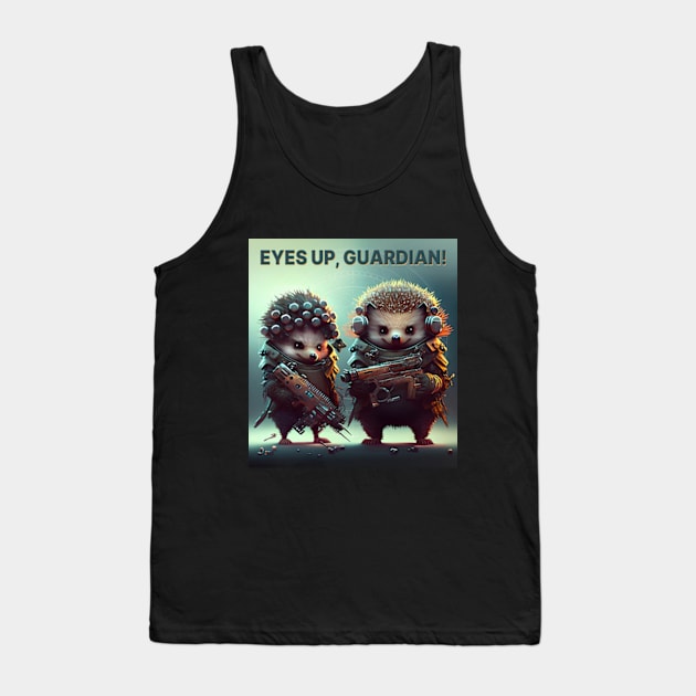 Epic Fighting Hedgehogs Destiny 2 Tank Top by Bazisa